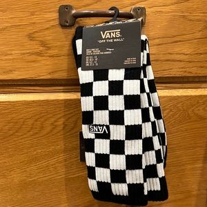 Vans black and white checkered socks